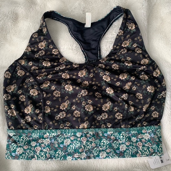 Free People Other - NWT Free People Printed Synergy Crop Bra